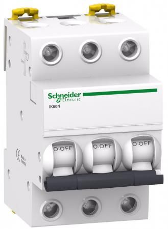 Автоматический выключатель Schneider Electric iC60N 3П 16A B A9F78316