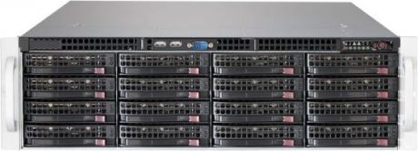 Серверный корпус 3U Supermicro CSE-836BE1C-R1K03JBOD 1000 Вт чёрный