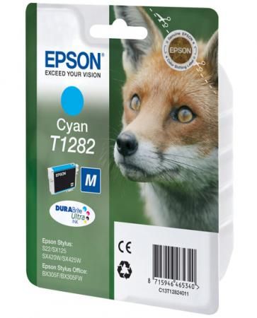 Картридж Epson C13T12824011/C13T12824021 для S22 SX125 Cyan Голубой