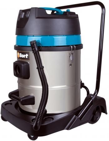 Строительный пылесос Bort BSS-2260-Twin 2200Вт (уборка: сухая/влажная) синий