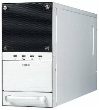 Серверный корпус mini-ITX Advantech IPC-6025BP-27ZE 270 Вт серебристый чёрный