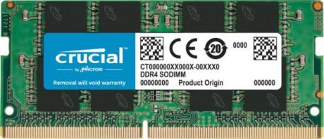 Оперативная память для ноутбука 16Gb (1x16Gb) PC4-25600 3200MHz DDR4 SO-DIMM CL22 Crucial CT16G4SFRA32A
