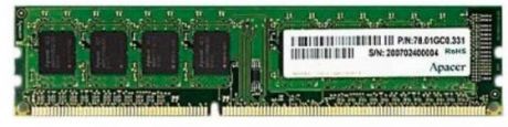 Оперативная память 8Gb (1x8Gb) PC3-10600 1333MHz DDR3 DIMM CL9 Apacer AU08GFA33C9TBGC DL.08G2J.K9M