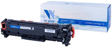 Картридж лазерный NV PRINT (NV-718BK) для CANON LBP7200Cdn/MF8330Cdn/8350Cdn, черный, ресурс 3400 стр., NV-CC530A/718Bk