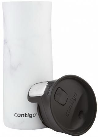 Термокружка Contigo Pinnacle Couture 0.42л. белый (2104543)
