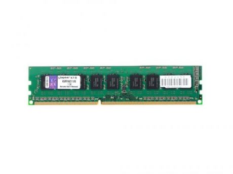 Оперативная память 8Gb PC3-12800 1600MHz DDR3 DIMM ECC Kingston KVR16E11/8, Bulk
