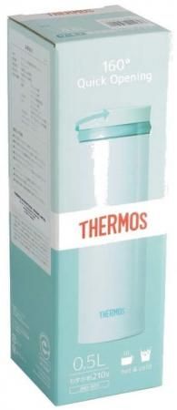Термос Thermos JNO-501-MNT 0.5л. белый/голубой картонная коробка (924643)