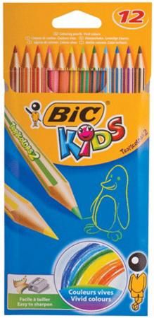 Набор цветных карандашей BIC "Tropicolors" 12 шт 175 мм