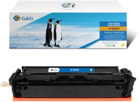 Картридж лазерный G&G NT-C045HY желтый (2200стр.) для Canon LBP 611Cn/613Cdw/631Cn/633Cdw/635Cx