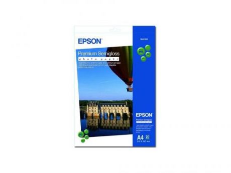 Бумага Epson A4 251 г/кв.м Premium Semiglossy Photo Paper C13S041332 20л