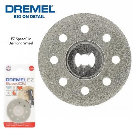 Круг отрезной алмазный DREMEL SC545 SPEED CLIC 38мм без держателя