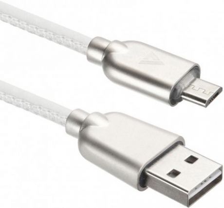 Кабель microUSB 1м ACD ACD-U926-M1W круглый белый