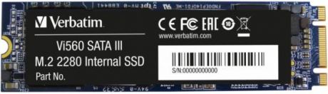 Твердотельный накопитель SSD 2.5" 512 Gb Verbatim Vi560 Read 560Mb/s Write 520Mb/s 3D NAND TLC