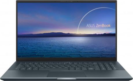 Ноутбук ASUS ZenBook Pro 15 Q2 UX535LI-E2259T 15.6" 3840x2160 Intel Core i5-10300H SSD 512 Gb 8Gb WiFi (802.11 b/g/n/ac/ax) Bluetooth 5.0 nVidia GeForce GTX 1650 Ti 4096 Мб серый Windows 10 Home 90NB0RW1-M06530