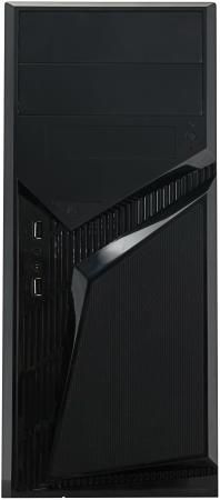 Корпус ATX GameMax S1007BK-GP500-2U2 500 Вт чёрный