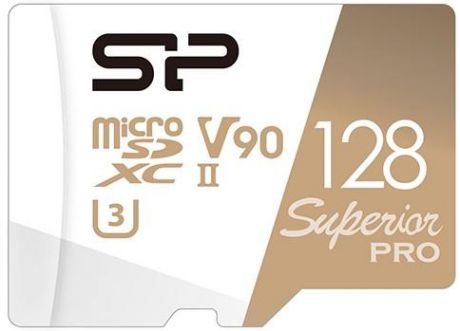 Флеш карта microSD 128GB Silicon Power Superior Pro A2 microSDXC Class 10 UHS-II U3 V90 290/160 Mb/s