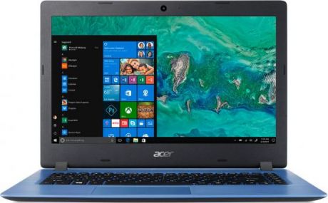 Ноутбук Acer Aspire 1 A114-32-P4WU Pentium Silver N5030/4Gb/eMMC128Gb/UMA/14"/HD (1366x768)/Windows 10/blue/WiFi/BT/Cam