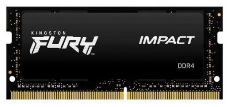 Оперативная память для ноутбука 16Gb (1x16Gb) PC4-21300 2666MHz DDR4 SO-DIMM CL16 Kingston FURY Impact KF426S16IB/16