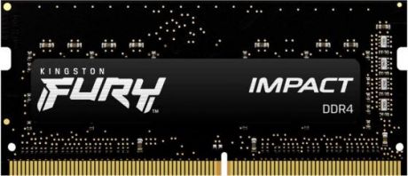 Оперативная память для ноутбука 16Gb (1x16Gb) PC4-25600 3200MHz DDR4 SO-DIMM CL20 Kingston FURY Impact KF432S20IB1/16