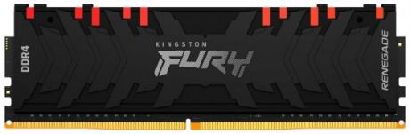 Оперативная память для компьютера 8Gb (1x8Gb) PC4-32000 4000MHz DDR4 DIMM CL19 Kingston FURY Renegade RGB KF440C19RBA/8