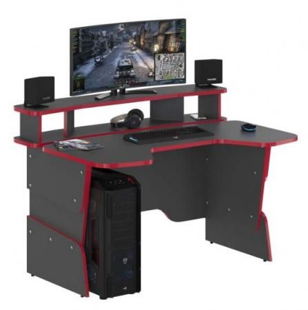 Игровой стол Skyland SKILL STG 1390 Антрацит/Красный (1360 x 1000 x 925 мм, ЛДСП)