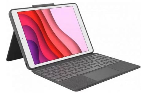 Клавиатура беспроводная Logitech Combo Touch for iPad 7-8 Gen Bluetooth графитовый 920-009994