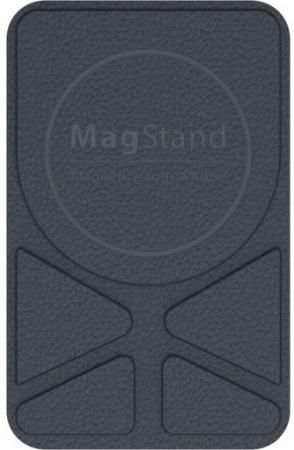 Магнитное крепление-подставка SwitchEasy MagStand Leather Stand для зарядного устройства Apple MagSafe. Совместимо с Apple iPhone 12&11. Внешняя отделка: искусственная кожа (полиуретан). Цвет: синий.