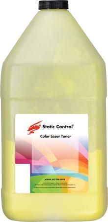 Тонер Static Control LCS-1KG-YOS2 желтый флакон 1000гр. для принтера Lexmark CS310/CS317/CS410/CS417/CS510/CS517