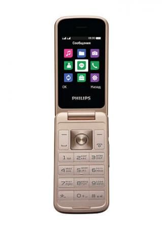 Мобильный телефон Philips Xenium E255 черный 2.4" Bluetooth CTE255BK/00