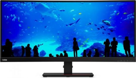 Монитор 34" Lenovo ThinkVision T34w-20 черный VA 3440x1440 350 cd/m^2 4 ms HDMI DisplayPort USB Аудио 61F3GAT1EU