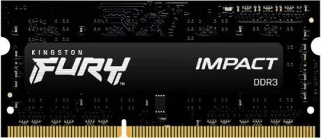 Оперативная память для ноутбука 4Gb (1x4Gb) PC3-12800 1600MHz DDR3L SO-DIMM CL9 Kingston FURY Impact KF316LS9IB/4