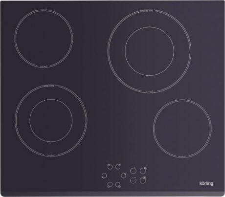 Варочная панель электрическая Korting HK 62031 B черный