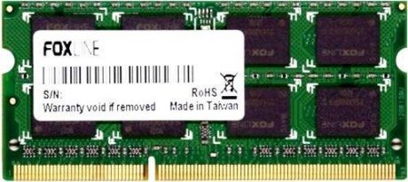 Оперативная память для ноутбука 8Gb (1x8Gb) PC4-19200 2400MHz DDR4 SO-DIMM CL17 Foxline FL2400D4S17S-8G