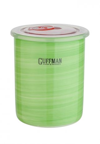 GUFFMAN Керамическая банка зеленая, 0,7 л