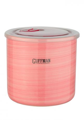 GUFFMAN Керамическая банка, розовая, 1 л