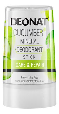 Дезодорант-кристалл с экстрактом огурца Cucumber Mineral Deodorant Stick: Дезодорант 40г
