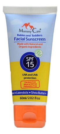 Органический солнцезащитный крем для лица On Baby Face Sunscreen SPF15 60мл