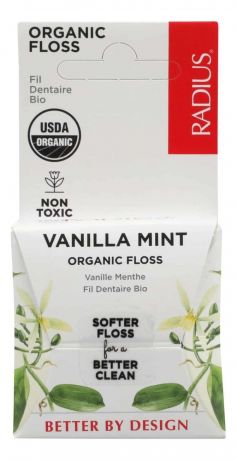 Зубная нить Organic Floss Vanilla Mint 50м (ванильная мята)