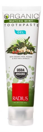 Гелевая зубная паста Gel Organic Toothpaste Matcha Mint 85г (матча, мята)