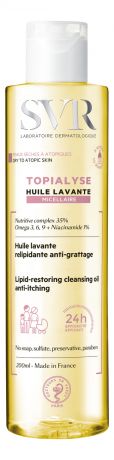 Мицеллярное очищающее масло для лица Topialyse Huile Lavante Micellaire 200мл