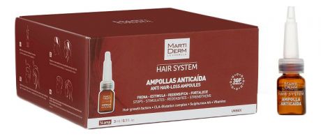 Эмульсия против выпадения волос Hair System Ampollas Anticaida 3мл: Эмульсия 14шт