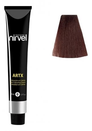 Краска для волос на основе протеинов пшеницы Color ARTX 100мл: 4-77 Табачный каштановый средний