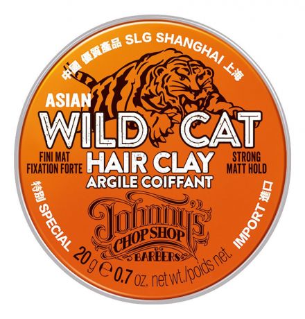 Матирующая глина для структурирования волос Wild Cat Hair Clay: Глина 20г