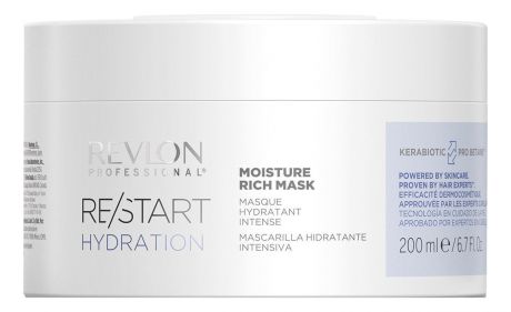 Интенсивно увлажняющая маска для волос Restart Hydration Moisture Rich Mask: Маска 200мл