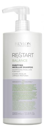 Мицеллярный шампунь для волос Restart Balance Purifying Micellar Shampoo: Шампунь 1000мл
