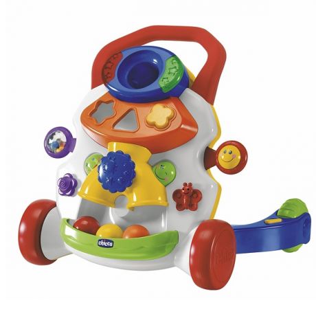 CHICCO TOYS 65261 Игровой центр "Ходунки" 2 в 1 музыкальный от 9 месяцев