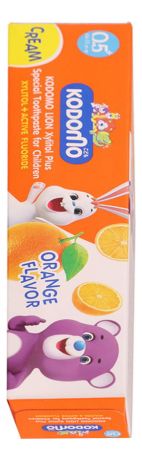 Зубная паста со вкусом апельсина от 6 месяцев Kodomo Cream: Паста 40г