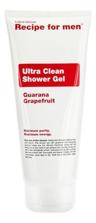 Тонизирующий гель для душа Ultra Clean Shower Gel 200мл
