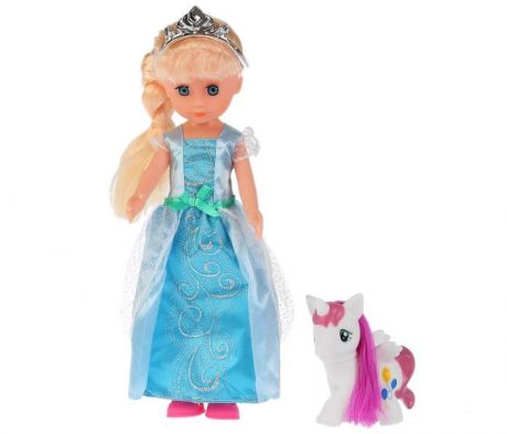 Куклы и одежда для кукол Карапуз Кукла Принцесса Елена с пони 36 см