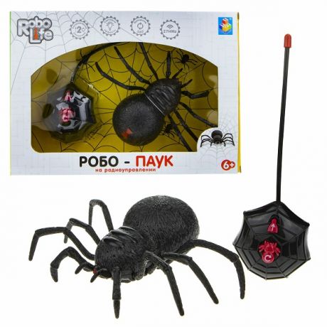 1toy T19034 RoboLife игрушка "Робо-паук" (свет, звук, движение) на р/у